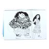 Disney Vaiana Together Again A/4 Spiral-Skizzenbuch mit 40 Seiten und Sticker