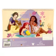   Disney Prinzessin Life A4 Spiral-Skizzenbuch, 40 Blatt mit Aufklebern