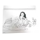Disney Prinzessin Life A4 Spiral-Skizzenbuch, 40 Blatt mit Aufklebern