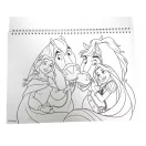 Disney Prinzessin Life A4 Spiral-Skizzenbuch, 40 Blatt mit Aufklebern
