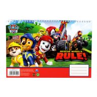 Paw Patrol Rescue Wheels A/4 Spiral-Skizzenbuch, 30 Blatt
