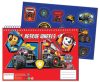 Paw Patrol Rescue Wheels A/4 Spiral-Skizzenbuch 40 Blatt mit Aufkleber