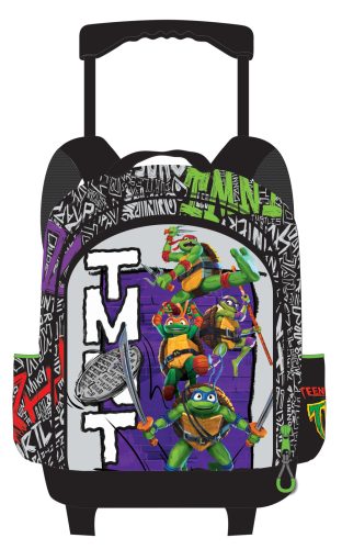 Teenage Mutant Ninja Turtles Ready for Action Schultasche mit Rädern, Tasche 46 cm