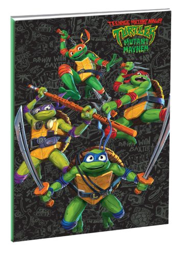 Ninja Turtles B/5 liniertes Heft 40 Seiten