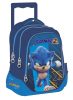 Sonic the Hedgehog Speed Rucksack-Trolley für die Schule 46 cm