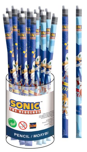 Sonic the Hedgehog Rush Sonic the Hedgehog HB Graphitbleistift mit Radiergummi-Ende