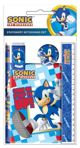 Sonic the Hedgehog Schreibwarenset von 5 Stück