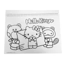 Hello Kitty World A/4 Spiral-Skizzenheft mit 40 Seiten und Aufklebern