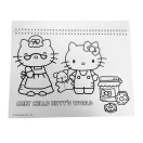 Hello Kitty World A/4 Spiral-Skizzenheft mit 40 Seiten und Aufklebern