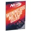 Nerf Winners B/5 liniertes Heft 40 Blatt