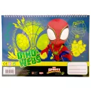 Spiderman Spidey Dino-Webs A/4 Spiral-Skizzenbuch mit 40 Blättern und Aufklebern