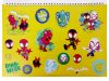 Spiderman Spidey Dino-Webs A/4 Spiral-Skizzenbuch mit 40 Blättern und Aufklebern