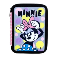   Disney Minnie  Pretty in Pink Federmäppchen gefüllt 2 Etagen