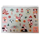 Disney Minnie Nomadic Spirit A/4 Spiral-Skizzenbuch mit 40 Blatt und Aufklebern