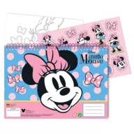   Disney Minnie  Joy A/4 Spiral-Skizzenbuch mit 40 Blättern und Aufklebern
