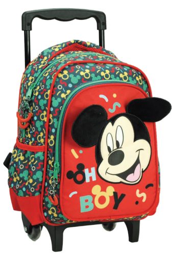 Disney Mickey Oh Boy rollender Kindergartenrucksack, Tasche 30 cm