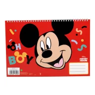 Disney Mickey  Oh Boy A/4 Spiral-Skizzenbuch, 30 Blatt