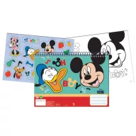   Disney Mickey  Oh Boy A/4 Spiral Skizzenbuch 40 Blätter mit Aufkleber