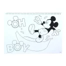 Disney Mickey  Oh Boy A/4 Spiral Skizzenbuch 40 Blätter mit Aufkleber
