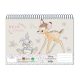 Disney Bambi Friends A/4 Spiral-Skizzenbuch, 30 Blätter