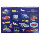 Disney Cars Roaring A4 Spiral Skizzenbuch, 40 Seiten mit Sticker