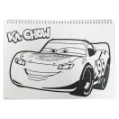 Disney Cars Roaring A4 Spiral Skizzenbuch, 40 Seiten mit Sticker