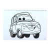 Disney Cars Vroom A/4 Spiralskizzenbuch mit 40 Seiten und Aufklebern
