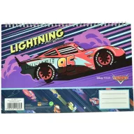 Disney Cars Lightning A/4 Spiral-Skizzenbuch, 30 Blätter