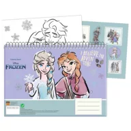   Disney Eiskönigin Adventure A/4 Spiral-Skizzenbuch mit 40 Seiten und Aufklebern