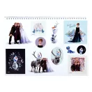 Disney Eiskönigin Heart A/4 Spiral-Skizzenbuch mit 40 Seiten und Aufklebern