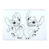 Disney Lilo und Stitch Blast A/4 Spiralblock mit Aufklebern, 40 Seiten