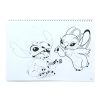 Disney Lilo und Stitch Blast A/4 Spiralblock mit Aufklebern, 40 Seiten