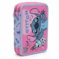   Disney Lilo und Stitch Scrapbook zweistöckiges gefülltes Federmäppchen