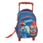 Die Schlümpfe Village rollender Kindergartenrucksack, Tasche 30 cm