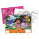 Dora the Explorer Jungle A/4 Spiral Skizzenblock 40 Blätter mit Aufkleber