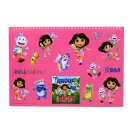 Dora the Explorer Jungle A/4 Spiral Skizzenblock 40 Blätter mit Aufkleber