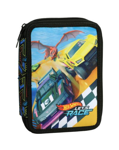 Hot Wheels Activate gefülltes zweistöckiges Federmäppchen