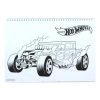 Hot Wheels Challenge A/4 Spiral Skizzenbuch mit 40 Blättern und Aufklebern