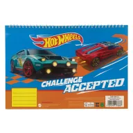 Hot Wheels Runner A4 Spiralnotizbuch, 30 Blatt