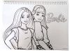 Barbie Paints A/4 Spiral-Skizzenbuch mit 40 Seiten und Aufklebern