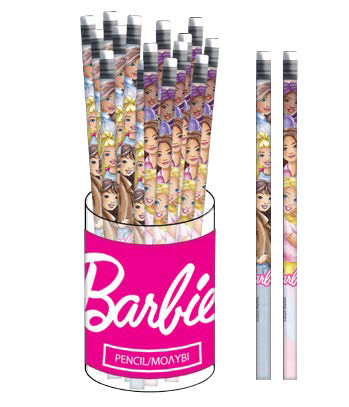 Barbie Paints HB Graphitstift mit Radiergumikappe