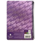 Barbie Purple B/5 Linien Spiralheft mit 70 Blatt