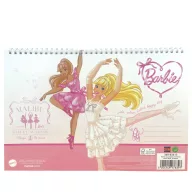 Barbie Ballerina A/4 Spiral-Skizzenbuch, 30 Blatt