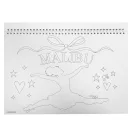 Barbie Ballerina A/4 Spiral-Skizzenheft mit 40 Blatt und Aufklebern