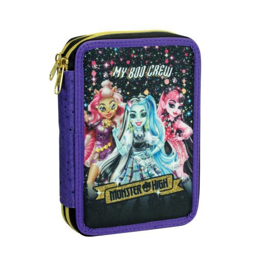 Monster High Crew gefülltes 2-stöckiges Federmäppchen