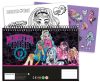 Monster High Crew A/4 Spiral-Skizzenbuch mit 40 Seiten und Aufklebern