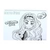 Monster High Crew A/4 Spiral-Skizzenbuch mit 40 Seiten und Aufklebern