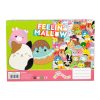Squishmallows Feelin' A/4 Spiral-Skizzenbuch mit 40 Blätter und Aufkleber