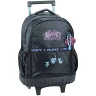   K-pop Demon Hunters Black Premium rollbare Schultasche, Tasche 46 cm