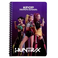   K-pop Demon Hunters Singer Trio B/5 liniertes Spiralheft 70 Blatt